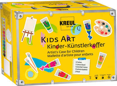 Kreul Acrylfarbe Kids Art KInder-Künstlerkoffer, 17 Teile
