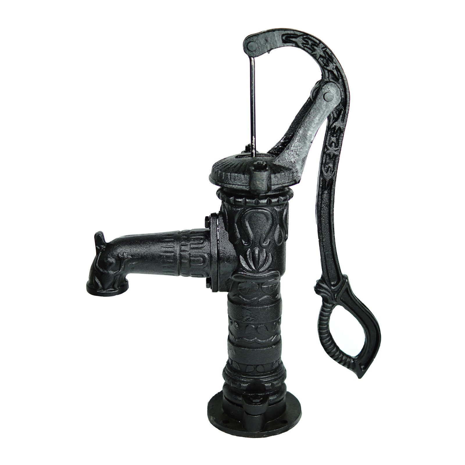 TRUTZHOLM Wasserpumpe Schwengelpumpe + Pumpenständer Antik Nostalgie Gusseisen Handpumpe (Spar-Set) – Bild 5 von 5
