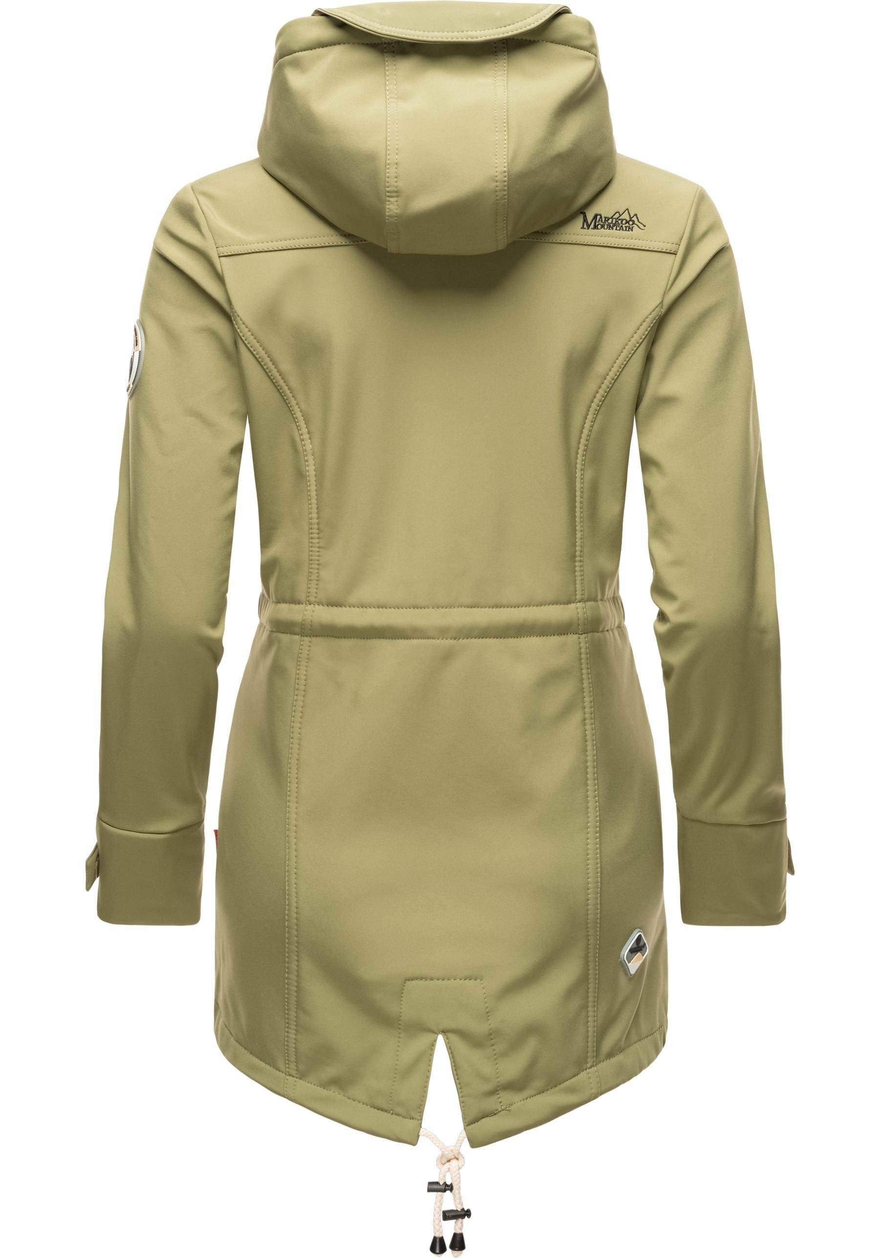 Marikoo Funktionsmantel Zimtzicke Softshell Parka mit Kapuze
