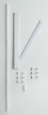 Schiebegardine, Gardinenbox, Klettband (2 St), blickdicht, Microfaser, Bedruckt Flächenvorhänge »Izmir«