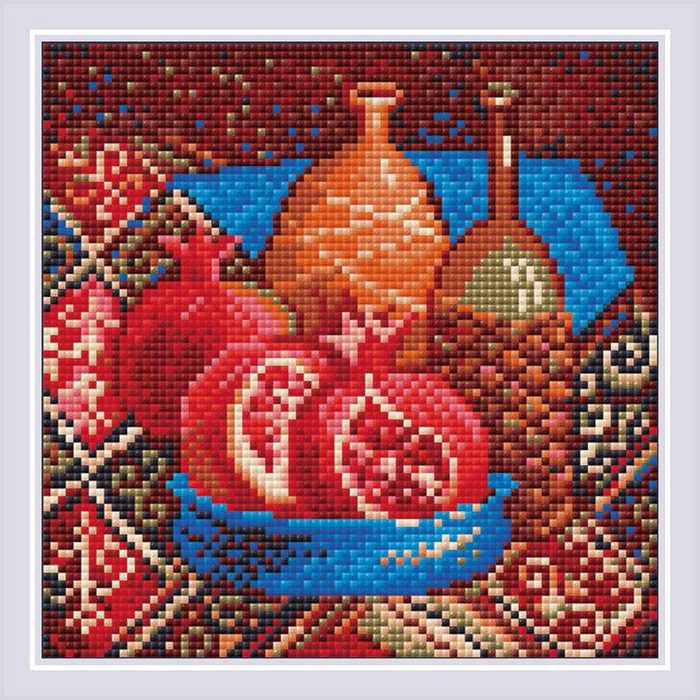 Riolis Kreativset Riolis Diamanten Malerei "Granatäpfel" 20x20cm (embroidery kit)