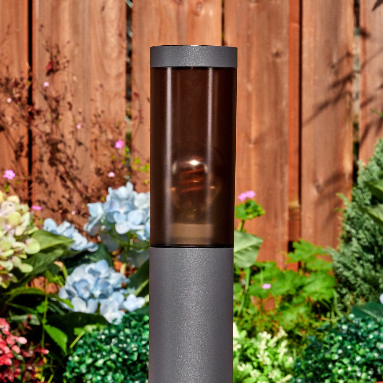 hofstein Pollerleuchte Außenwegeleuchte aus Metall/Kunststoff in günstig online kaufen