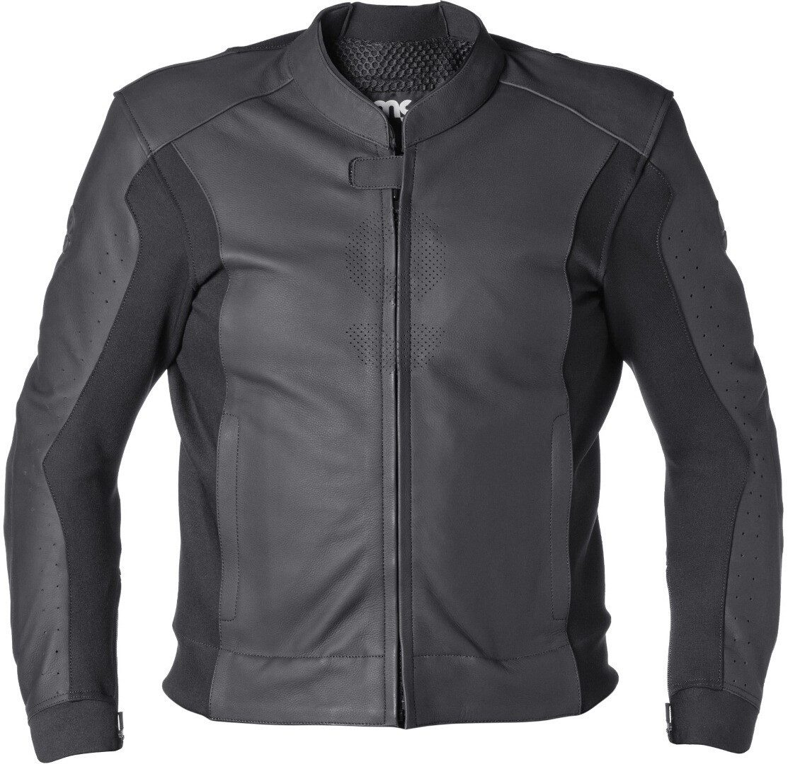 gms Motorradjacke GMS GS-1 Motorrad Lederjacke perforiert