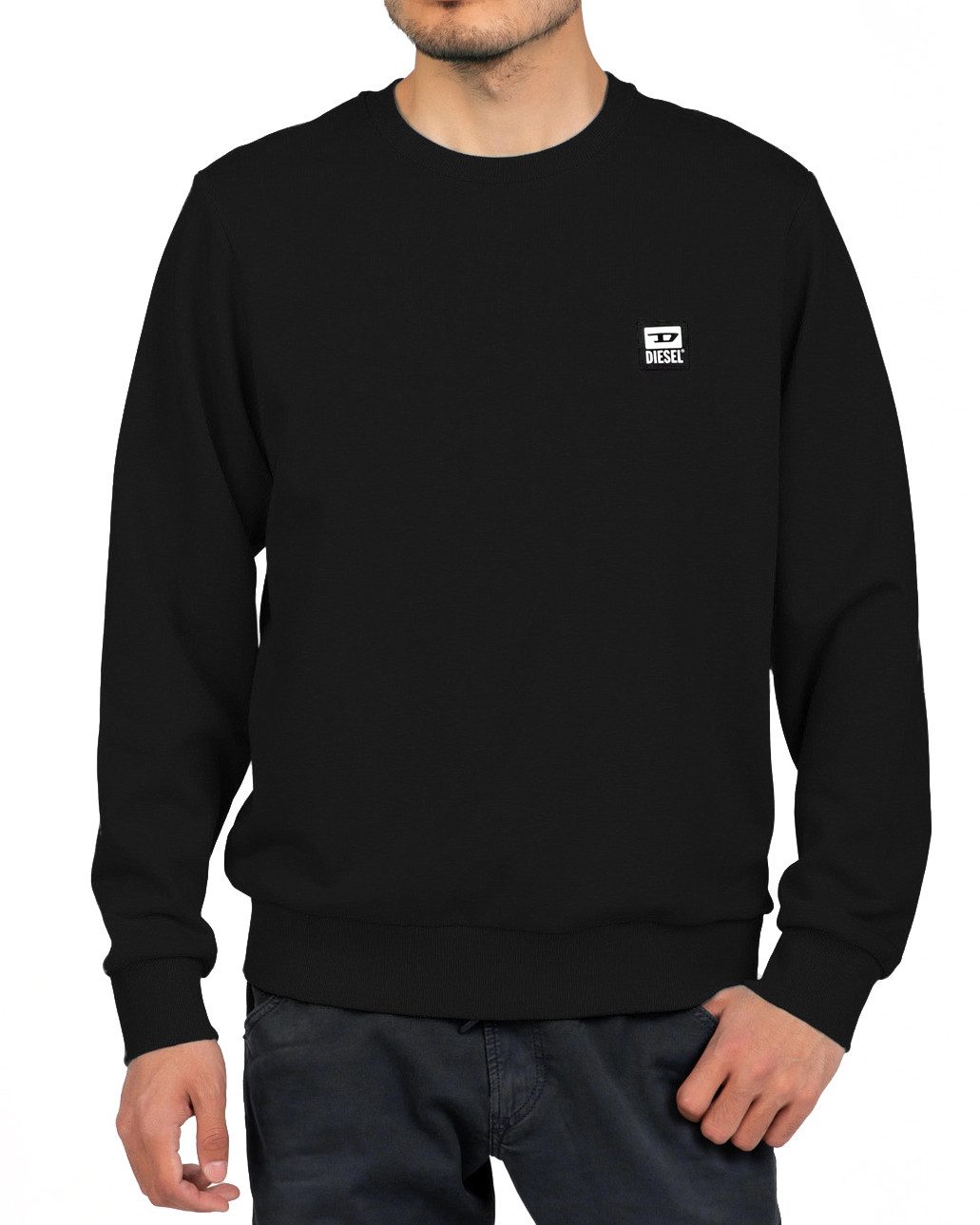 Diesel Sweatshirt - Regular Fit Pullover Supersoft - S-GIRK-K12 günstig online kaufen