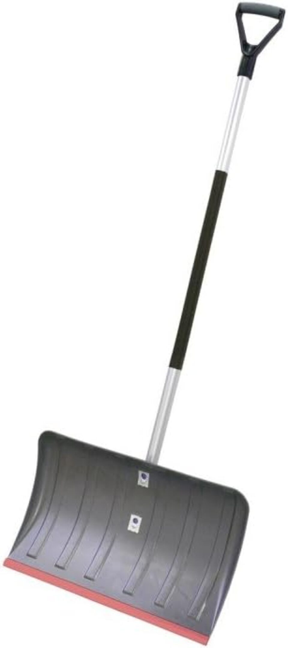 Triuso Schneeschieber Schneeschieber 55 cm mit Alu-Ovalstiel und D-Griff, (1-tlg)