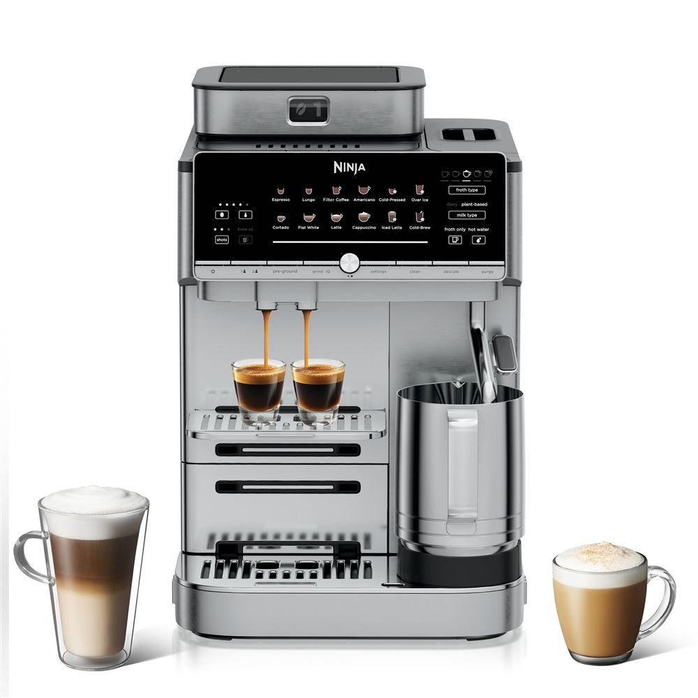 NINJA Kaffeevollautomat silberfarben