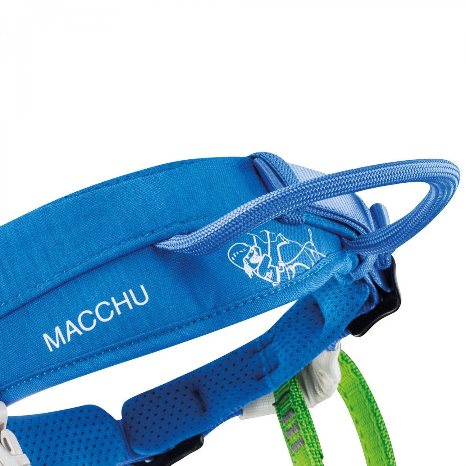 Petzl Klettergurt Kinderklettergurt Macchu blau