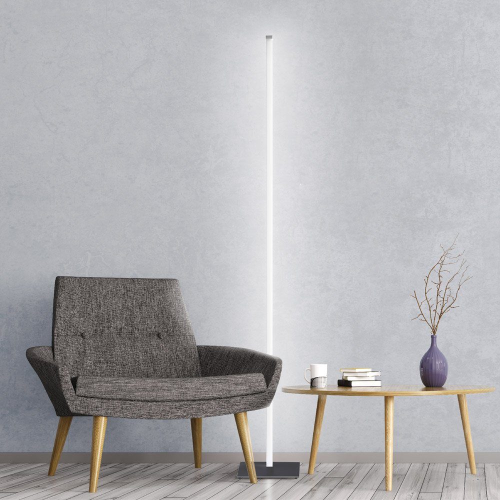 Licht-Trend Stehlampe Sting RGB minimalistische LED-Stehleuchte Schwarz, 120, RGB