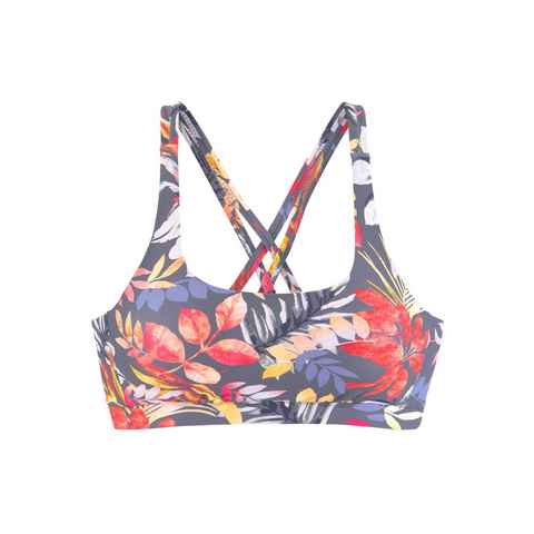 Vivance Bustier-Bikini-Top Leilani, mit floralem Print