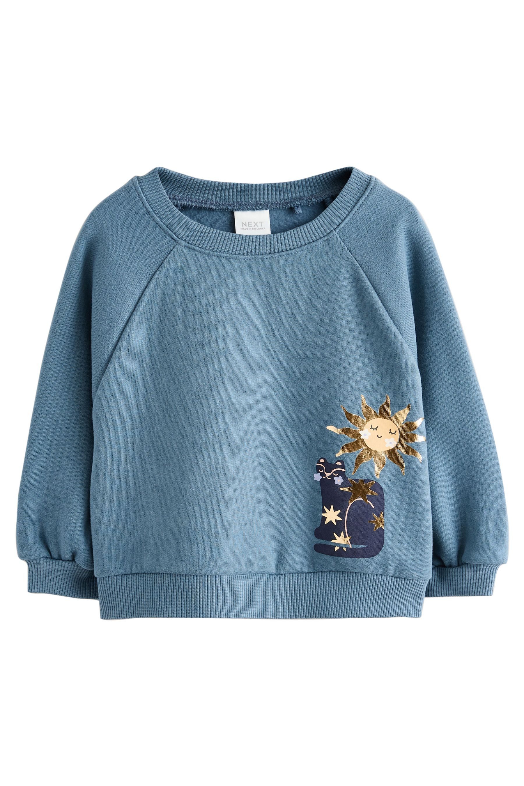 Next Sweater Sweatshirt mit Rundhalsausschnitt (1-tlg) günstig online kaufen