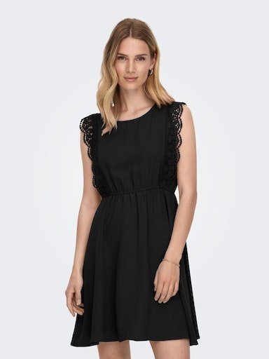 ONLMETTE SL Black ONLY LACE DRESS WVN Minikleid