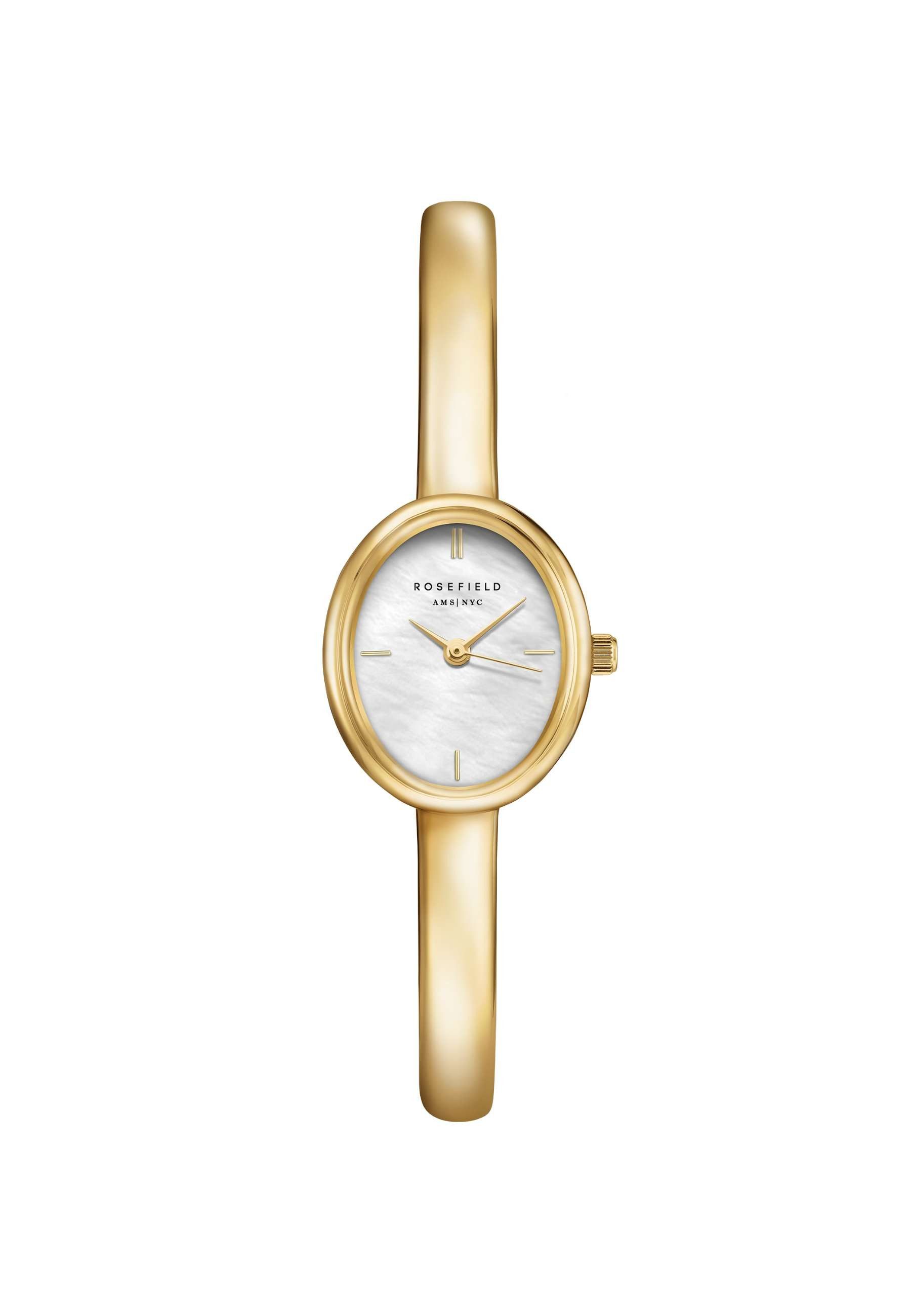 ROSEFIELD Quarzuhr ROSEFIELD Damenuhr Bangle 23.5mm Goldfarben