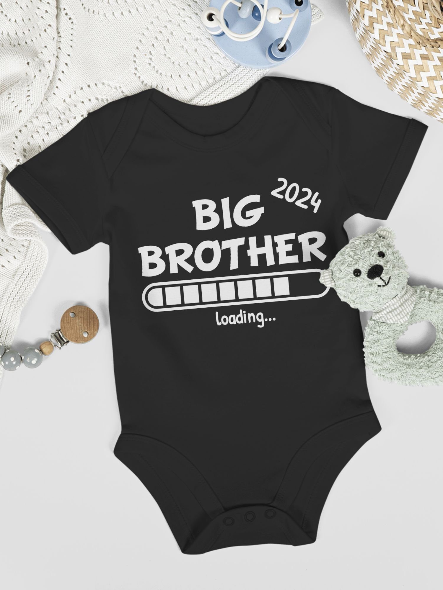 Geschwister loading 1 Bruder und Schwarz Shirtracer Shirtbody Big Brother 2024 Schwester