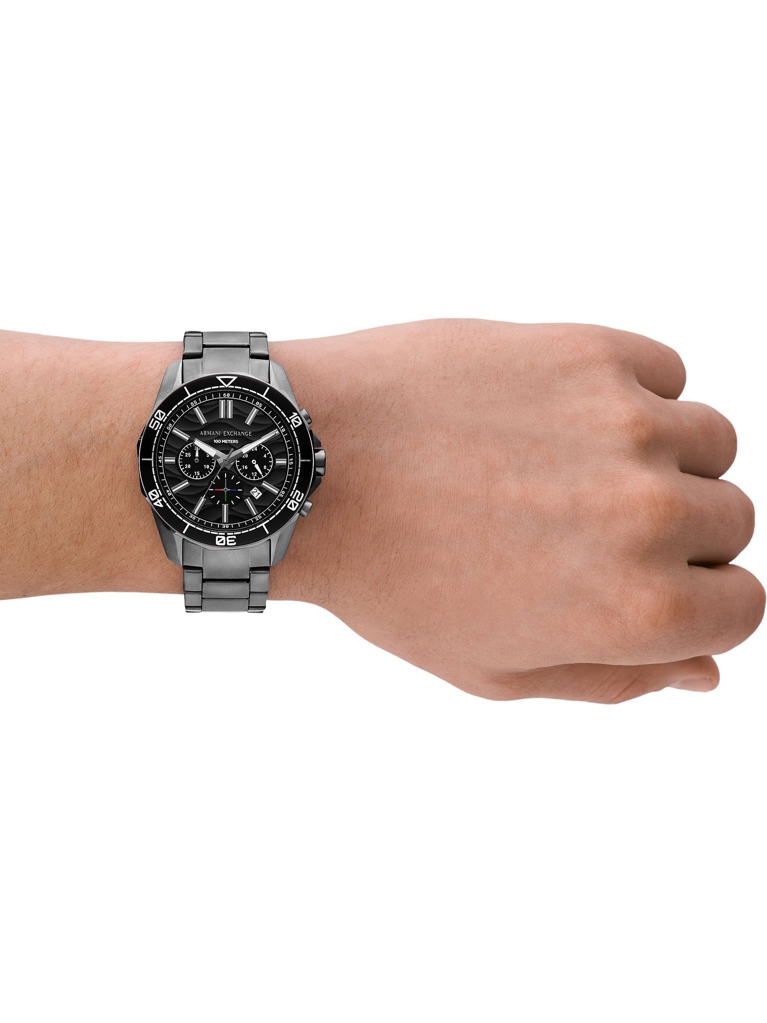 ARMANI EXCHANGE Chronograph Armani Exchange Herren-Uhren Analog Quarz