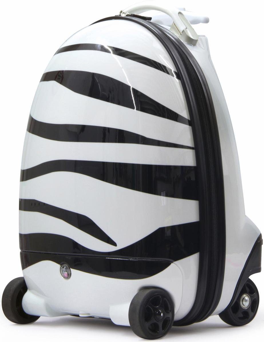 Jamara Kinderkoffer Zebra, 4 Rollen, 2,4 mit GHz Fernsteuerung