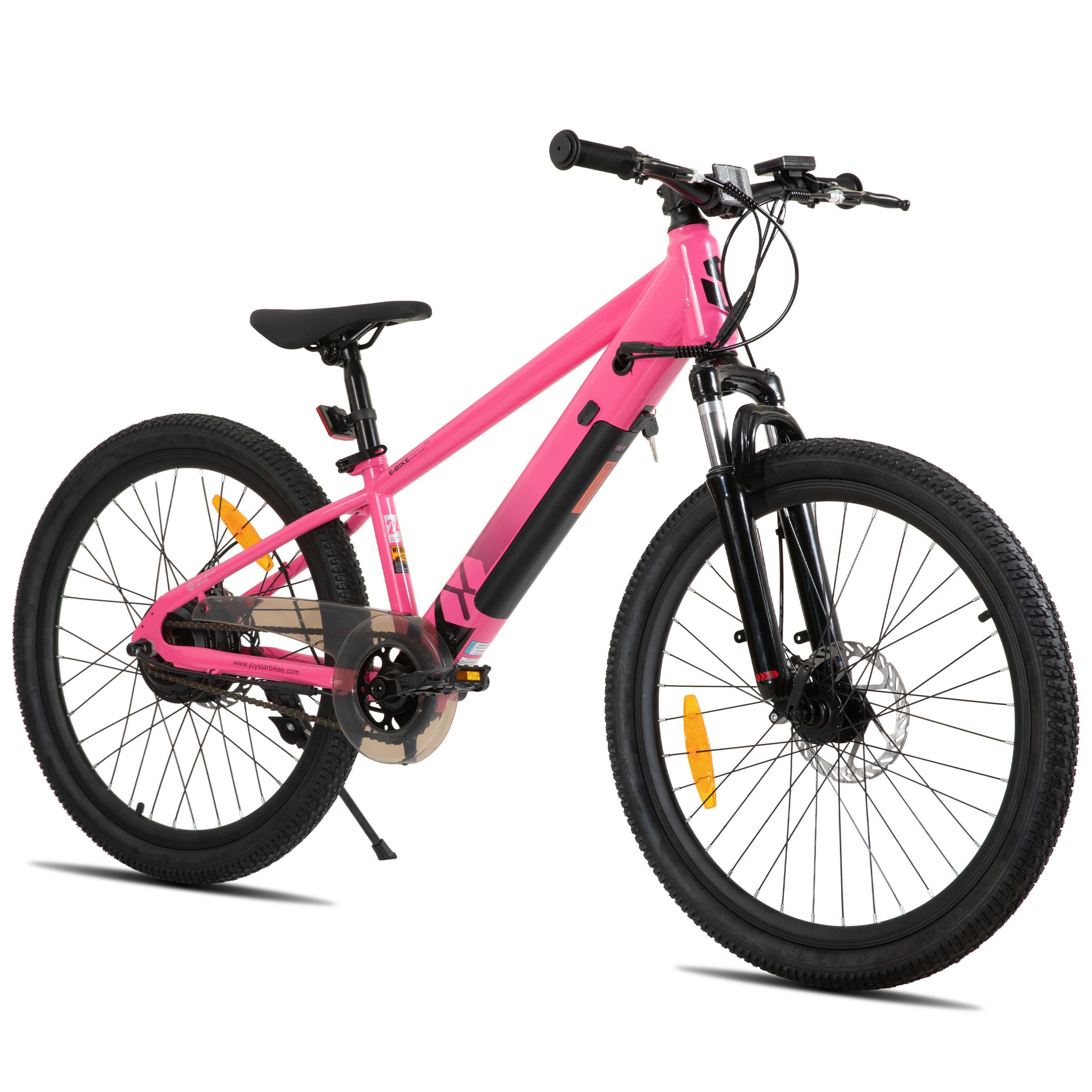 HILAND E-Bike 20/24 Zoll E‑Mountainbike 24V 250W Akku abnehmbar Kinder u. Erwachsene, Heckmotor, 124,8 Wh