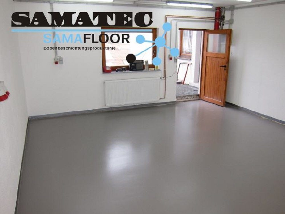 Samatec Harzfarbe Bodenbeschichtung Garagenfarbe BS95 Bodenfarbe 2K Epoxidharz inkl. VSK, matt, weichmacherbeständig, hochbelastbar, lösemittelfrei