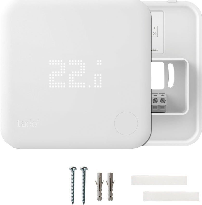 Tado Raumthermostat Smart Thermostat (verkabelt) 2-St) 2er Set, (Set