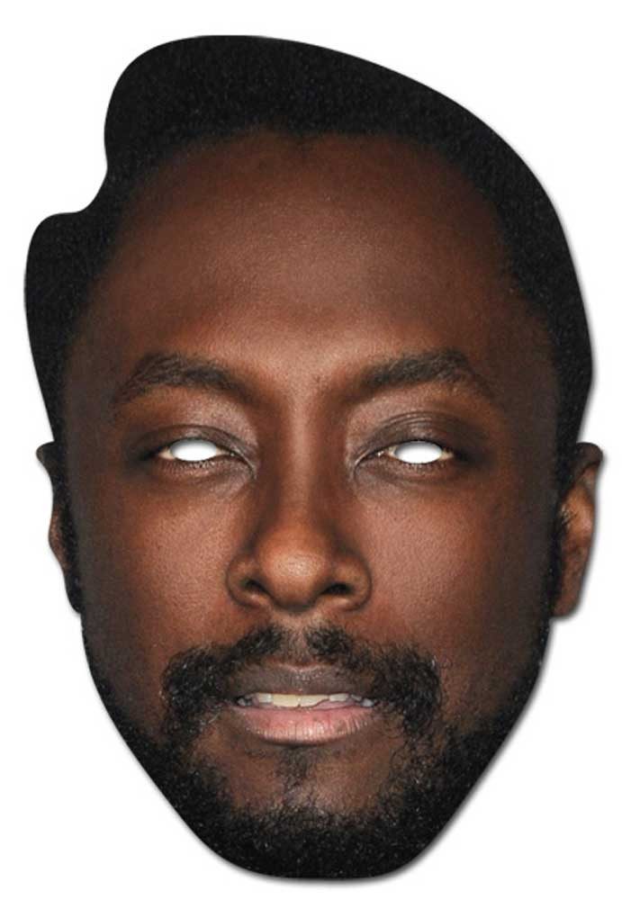 Verkleidungsmaske Will.i.am - Маски - Promi Maske