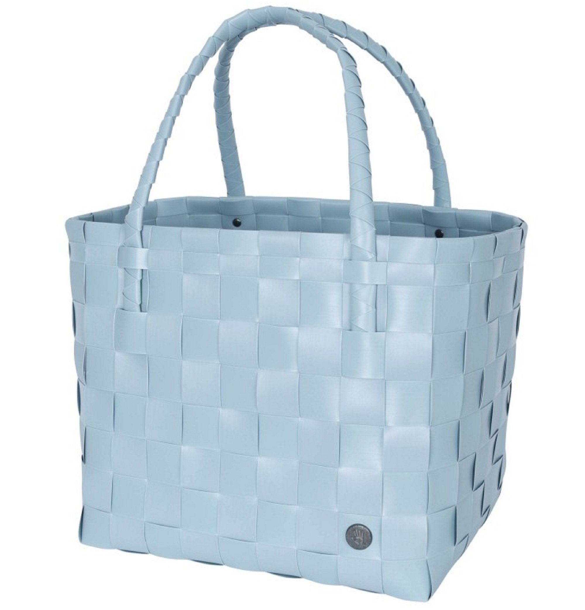 Handed By Einkaufsshopper HANDED BY Shopper Paris faded blue blau Tasche Korb Schulter hellblau