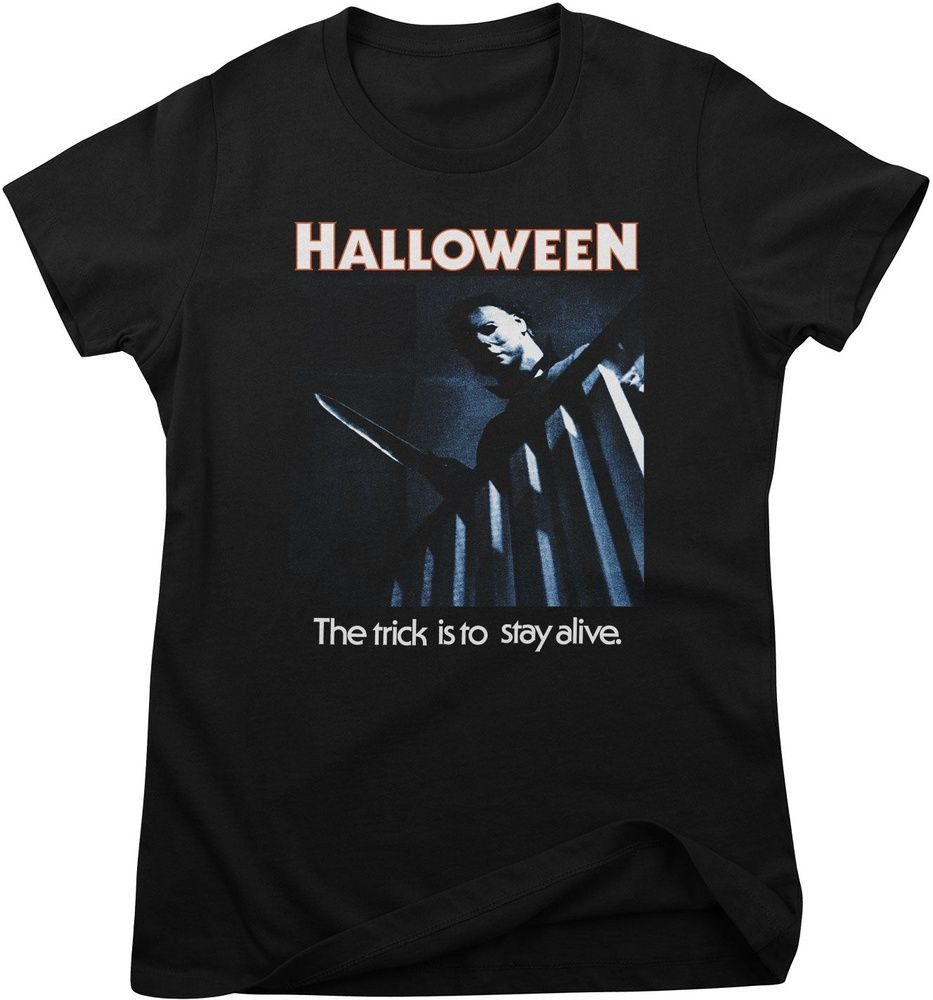Halloween T-Shirt Stay Alive Halloween Girly Tee