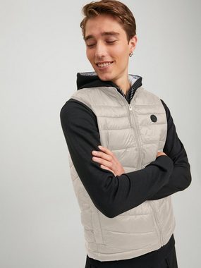 Jack & Jones Funktionsweste Leichte Stepp Weste ohne Kapuze JJEHERO 5622 in Sand