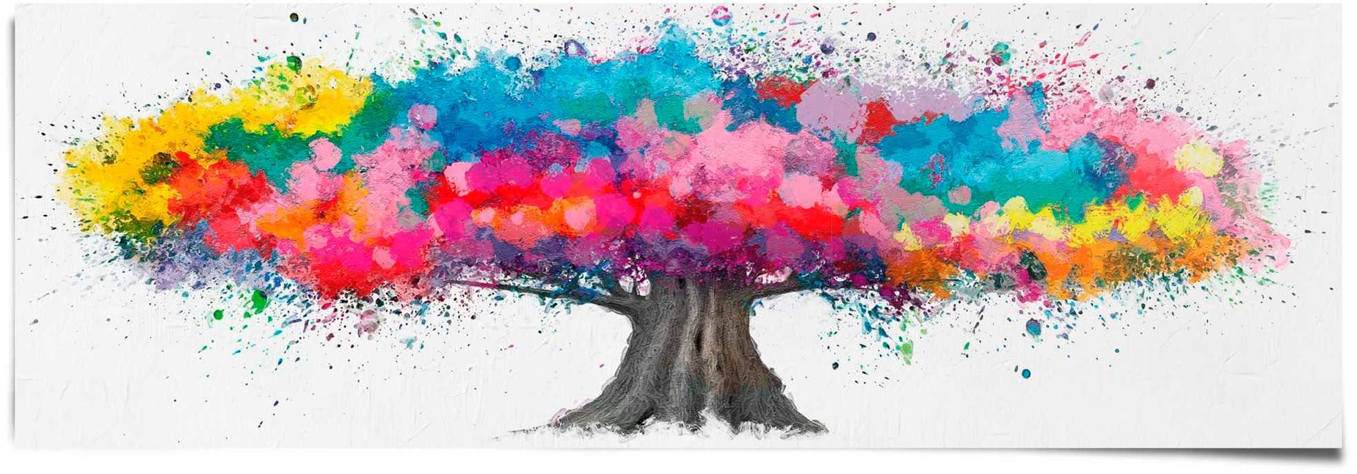 Poster Bunter Baum