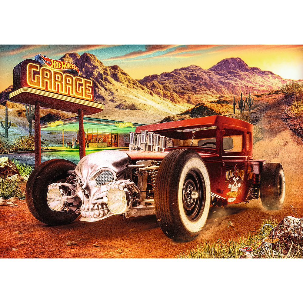 Trefl Puzzle Trefl, Hot Wheels, Bone Shaker, 1000 Teile Premium Plus Puzzle, 1000 Puzzleteile