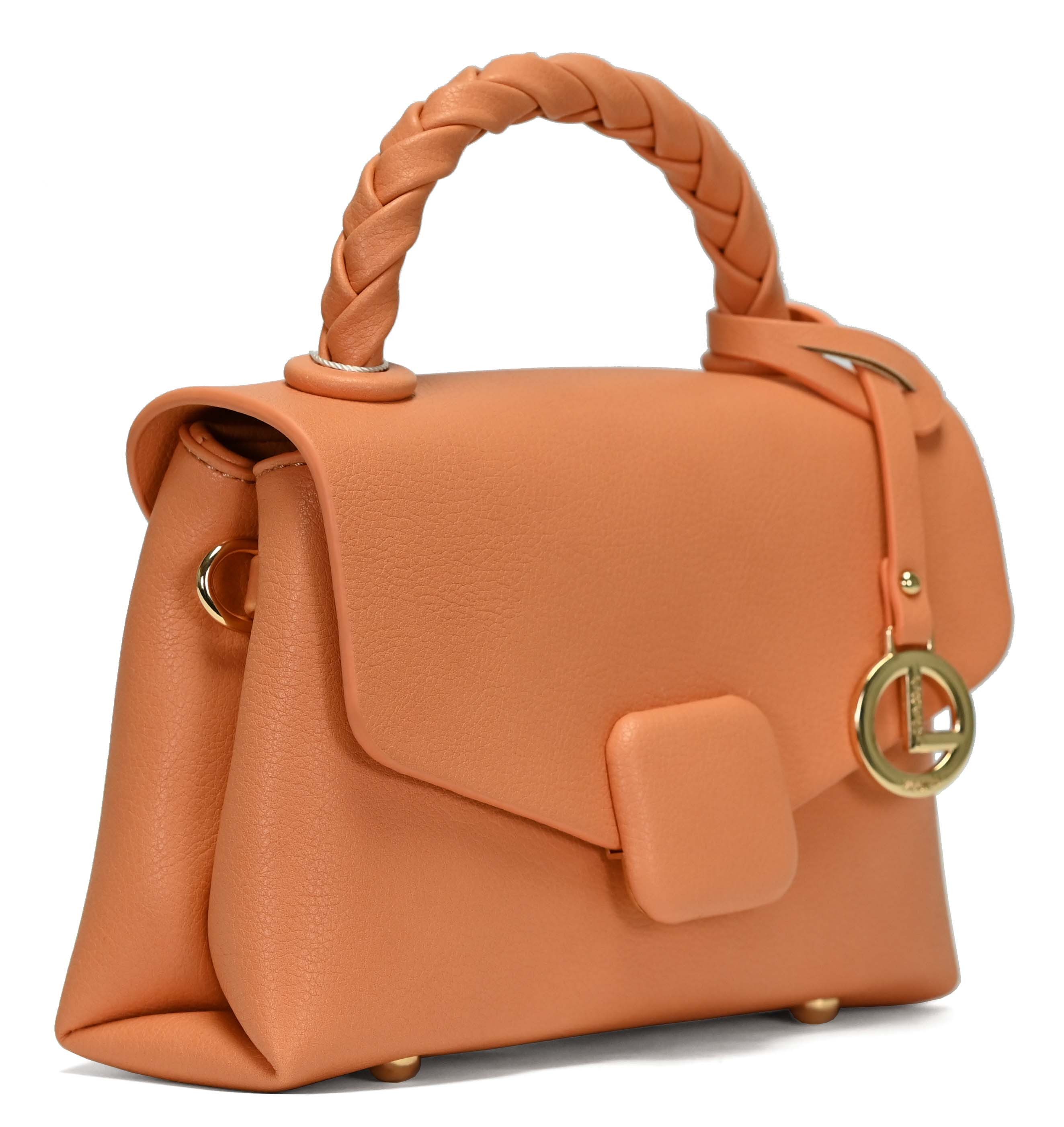 L. CREDI Umhängetasche L.CREDI Damen-Flap-Bag LANIKA Umhängetasche Sanddorn