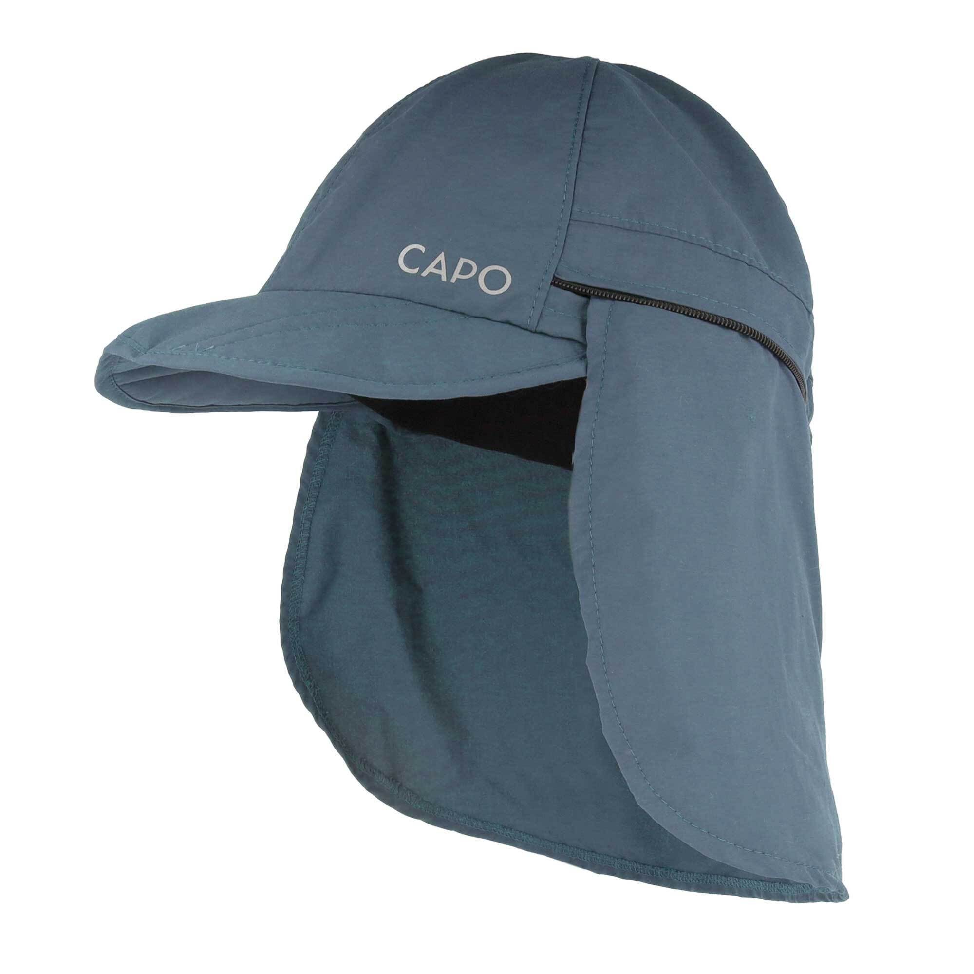 CAPO Baseball Cap Softcap, Nackenschutz Reißverschluss, 6-teilig, Reflexbügler, UV 50 (1-St)