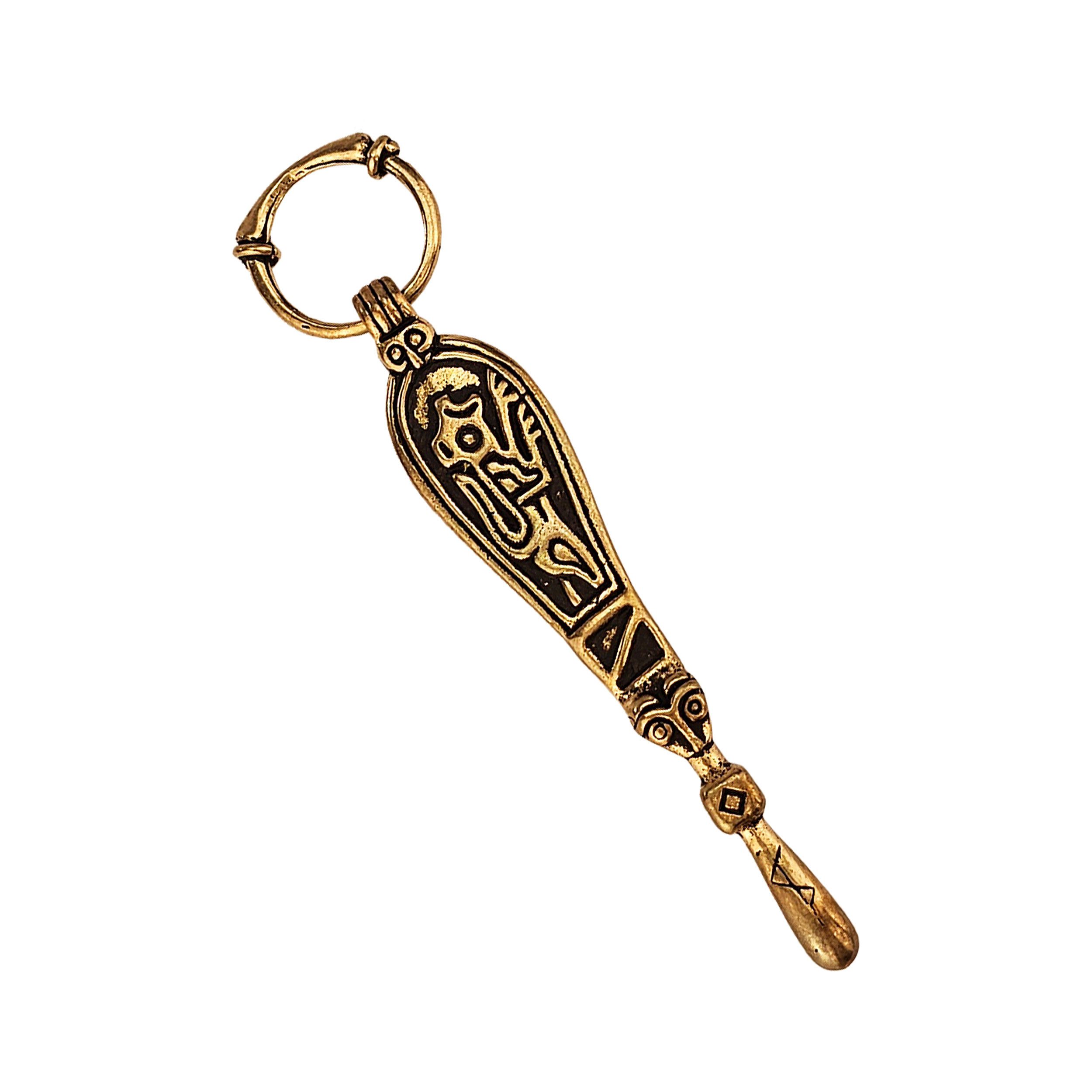 Pera Peris Wattestäbchen Wikinger Ohrlöffel aus Birka Bronze