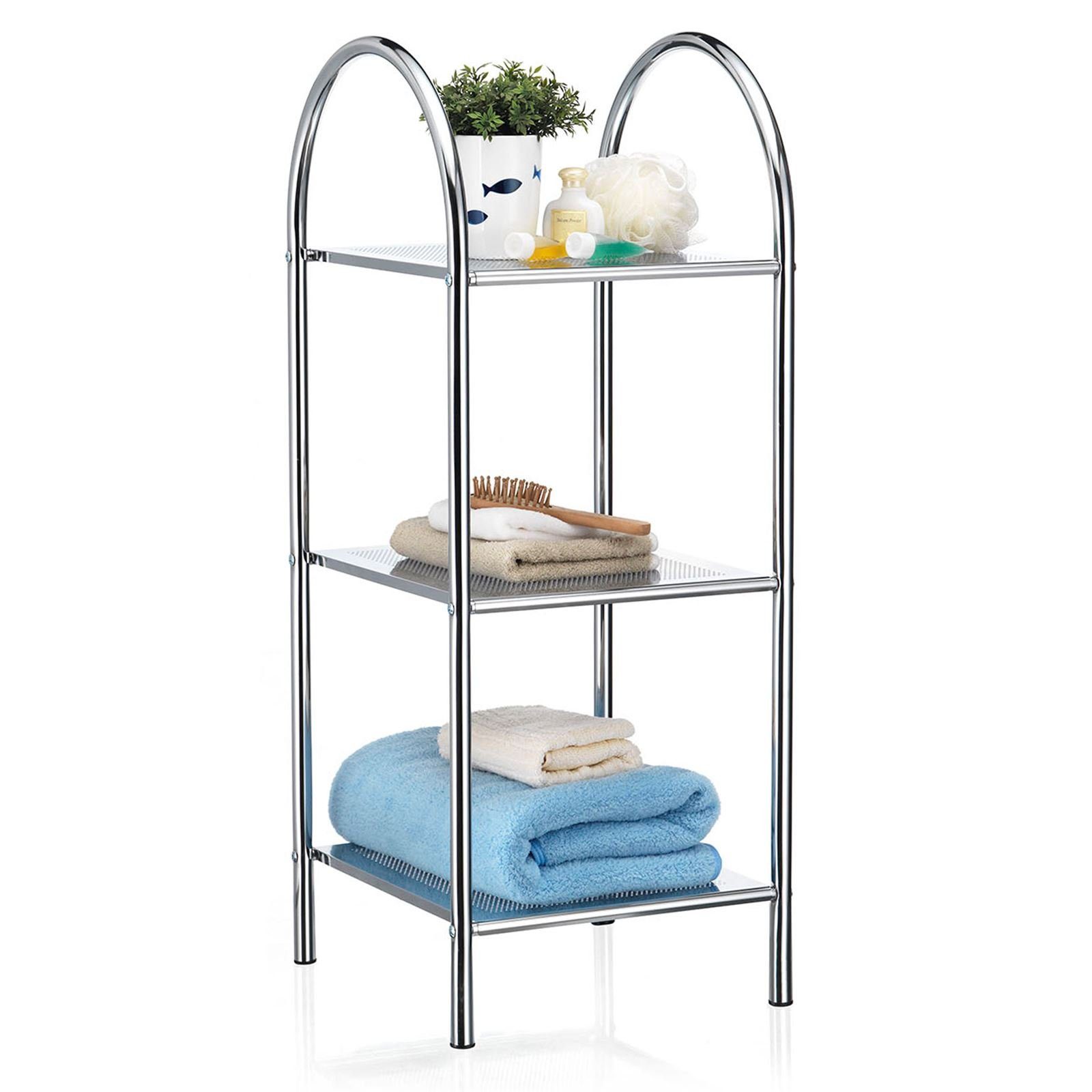 CARO-Möbel Standregal PLAYA, Badregal Handtuchregal Wandregal Bad Standrega günstig online kaufen