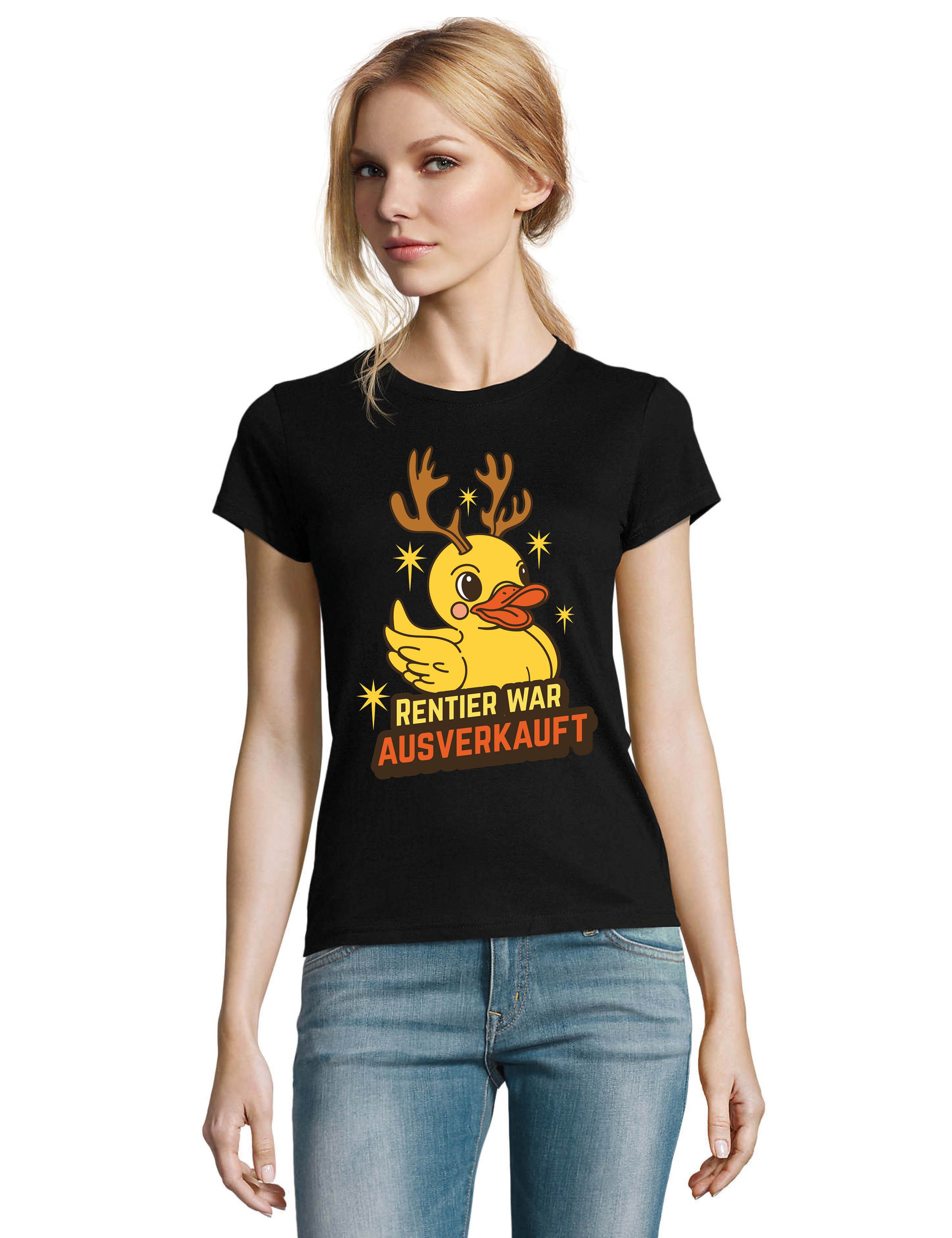 Youth Designz Print-Shirt "Rentier war Ausverkauft" Aufdruck Weinachten Dam günstig online kaufen