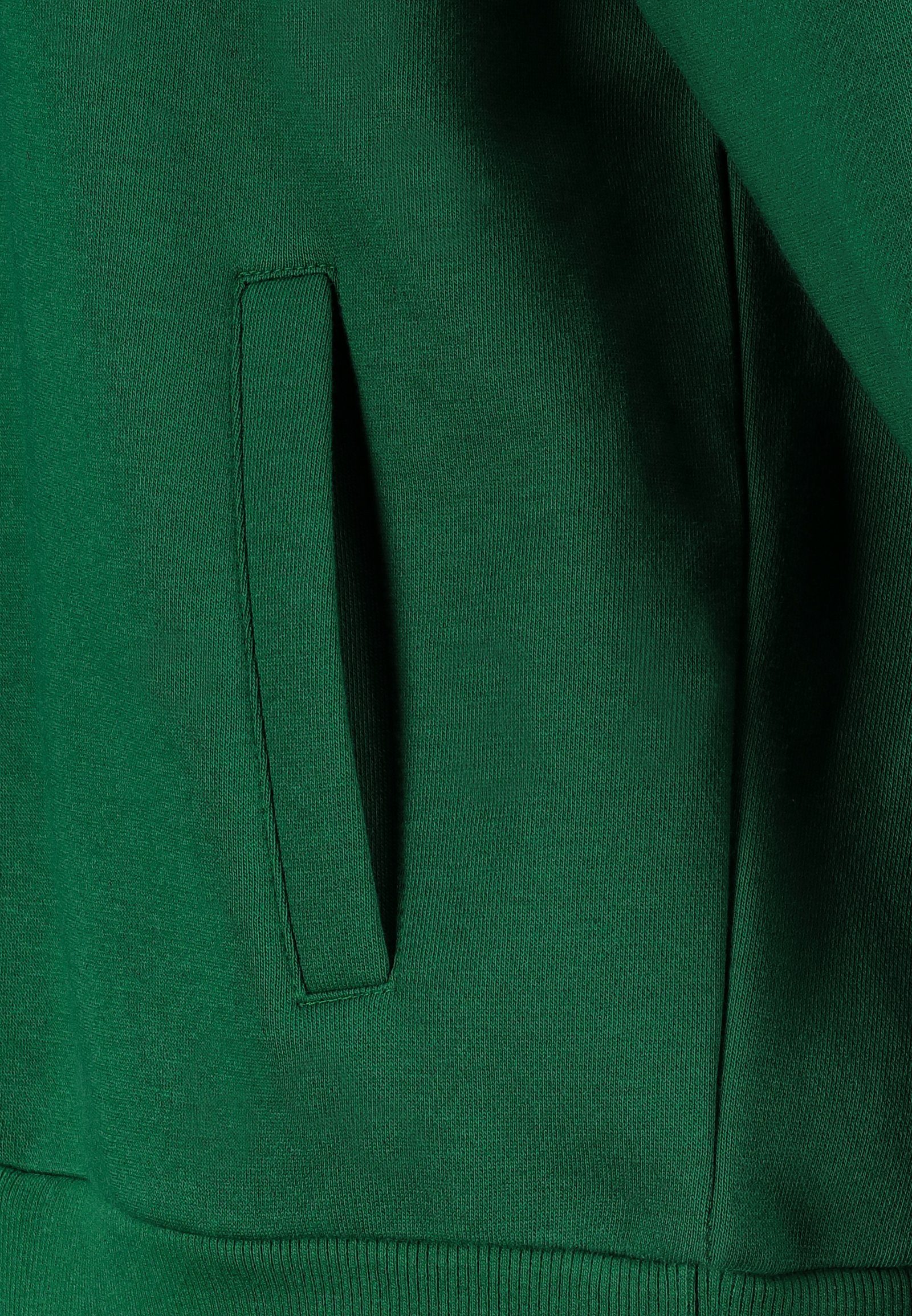 Print Stitch mit hinten Sweathoodie Eight2Nine & Soul dark-green Kapuzenpullover