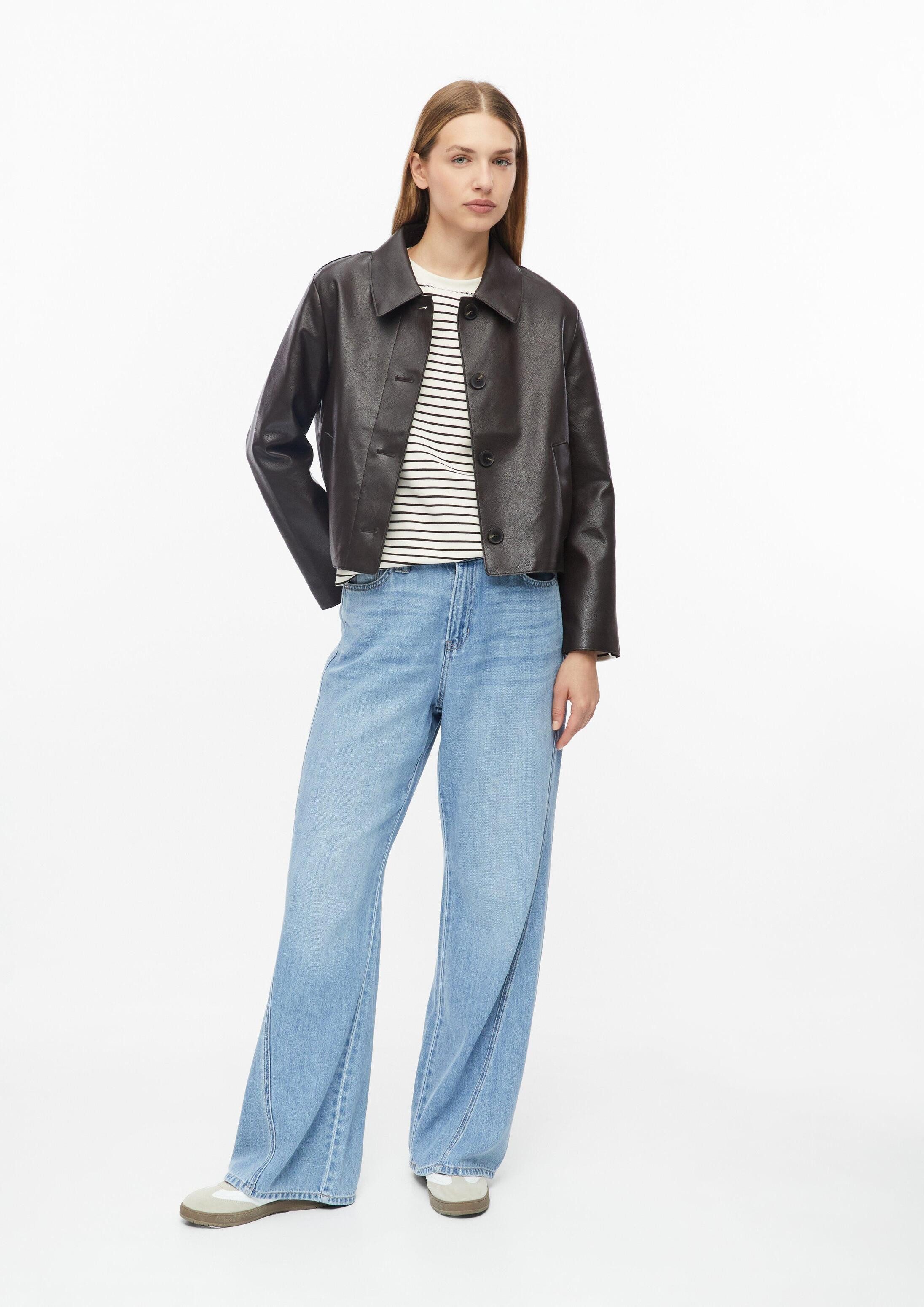 s.Oliver Funktionsjacke Outdoor-Jacke Jacke in Leder-Optik – Bild 5 von 5