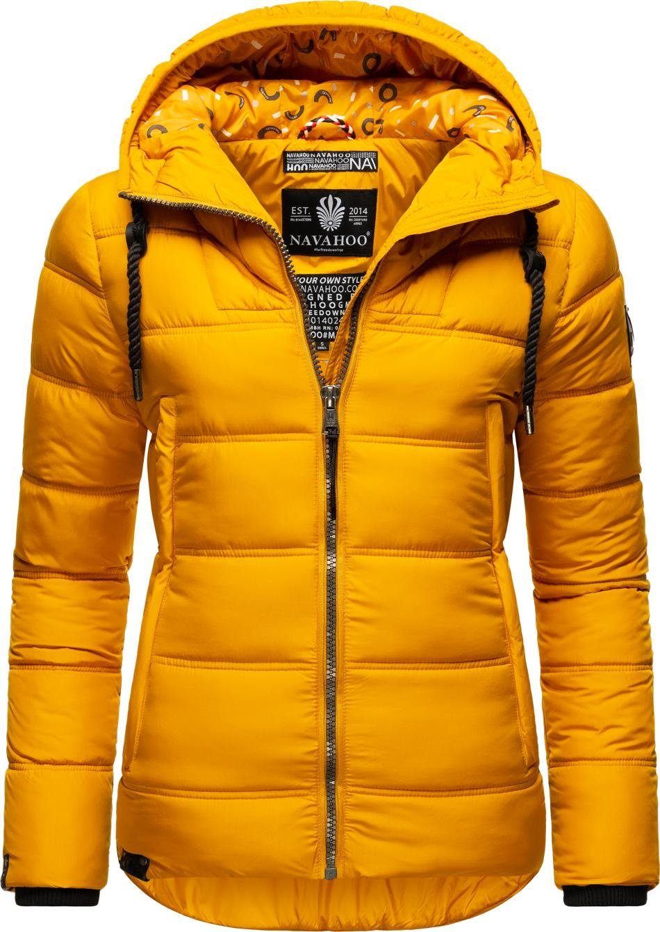Navahoo Steppjacke Renesmee warm gesteppte Winterjacke mit Kapuze