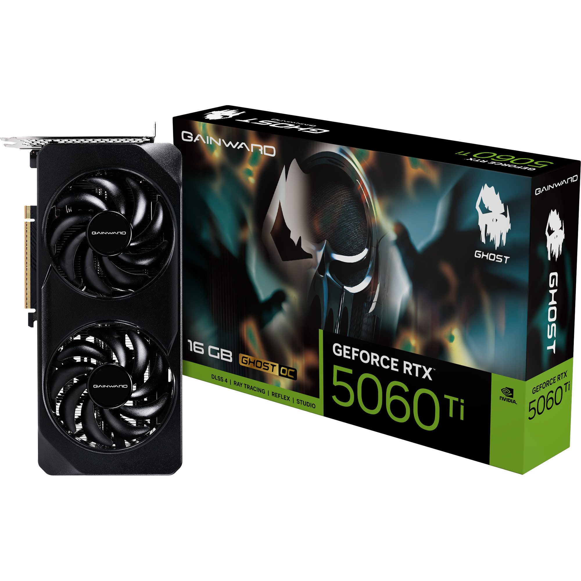 Gainward Gainward GeForce RTX 5060 Ti Ghost II OC 16GB, Grafikkarte (16 GB)