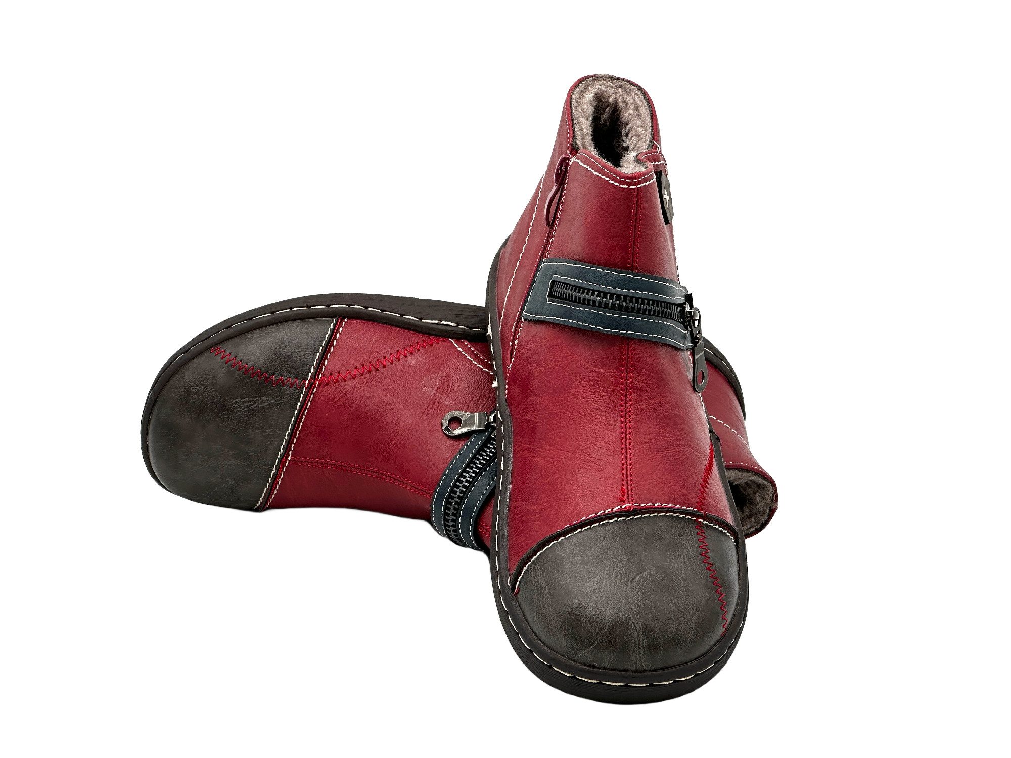 Nowaland Gefütterte Winter-Boots mit warmem Innenfutter und flexiblem Komfort Westernstiefelette wärmendes Innenfutter – leichtes Tragegefühl – modernes Design