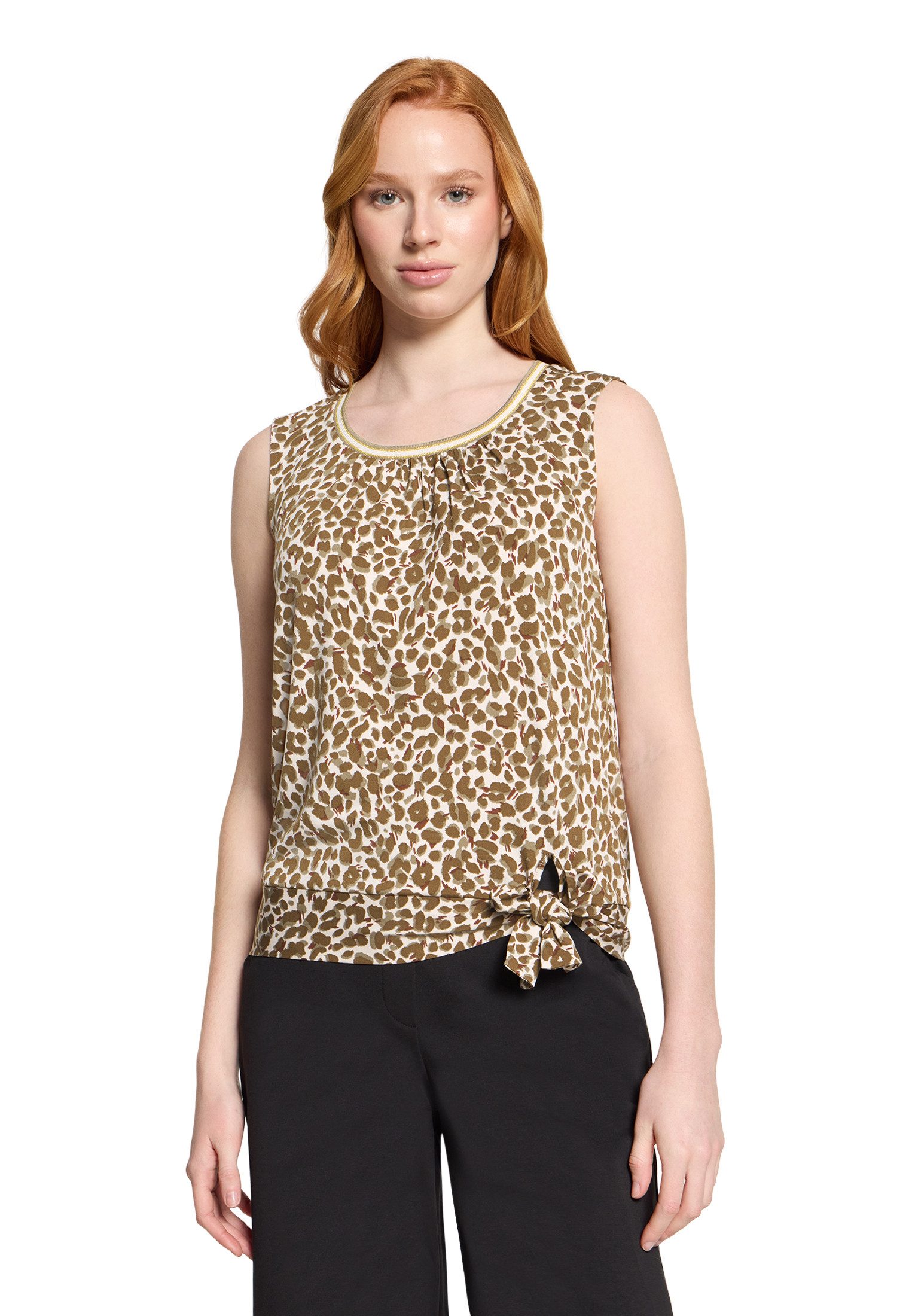 T-Shirt Damen mit Raffung
