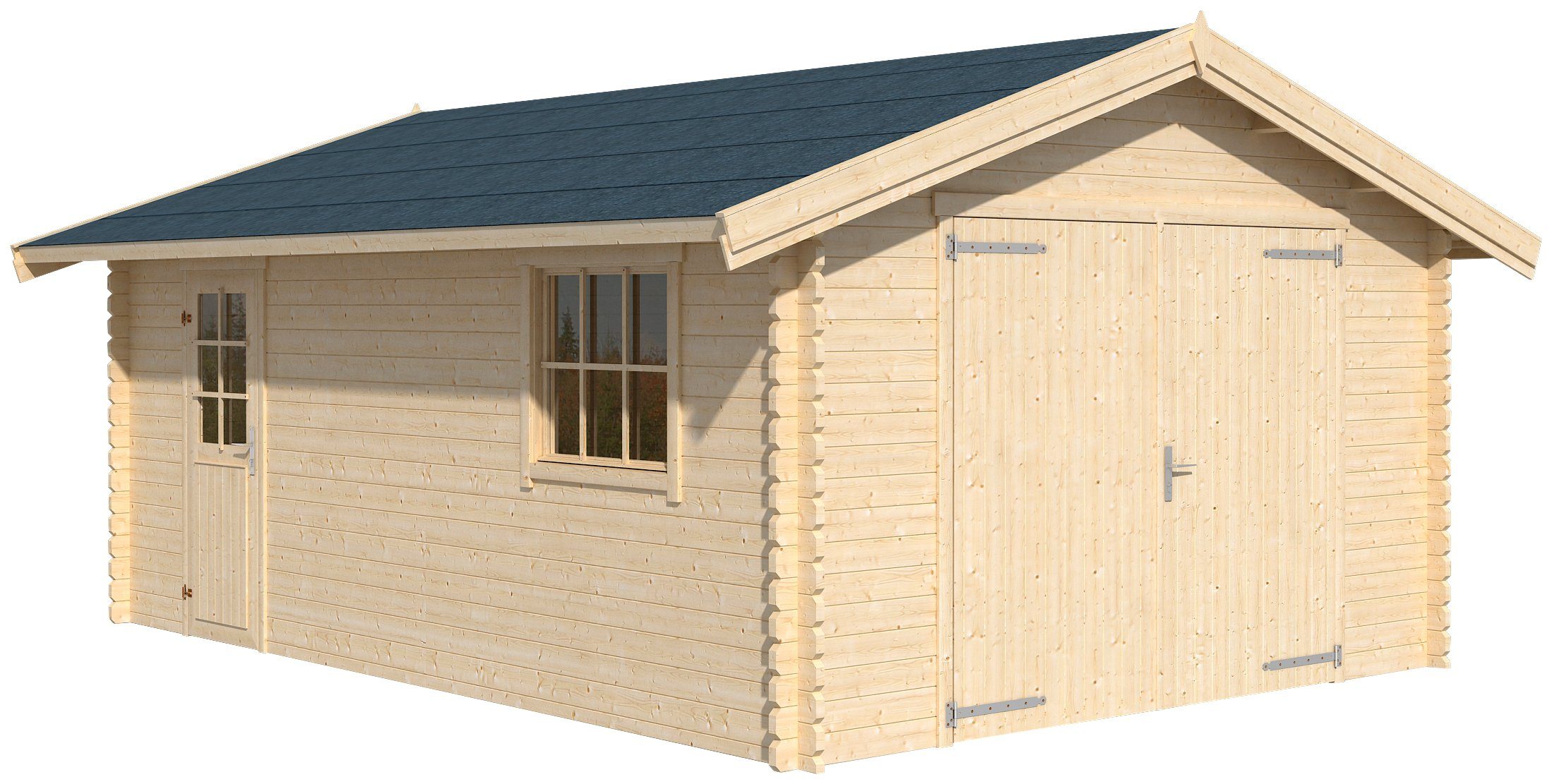 Thumbnail - LASITA MAJA Garage Yarik, BxT: 474x583 cm, 202 cm Einfahrthöhe