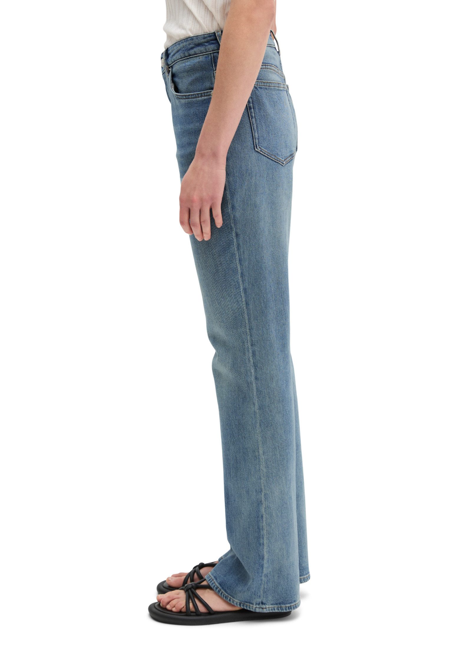 Marc O'Polo Schlagjeans aus Organic-Cotton-Lyocell-Mix-Stretch