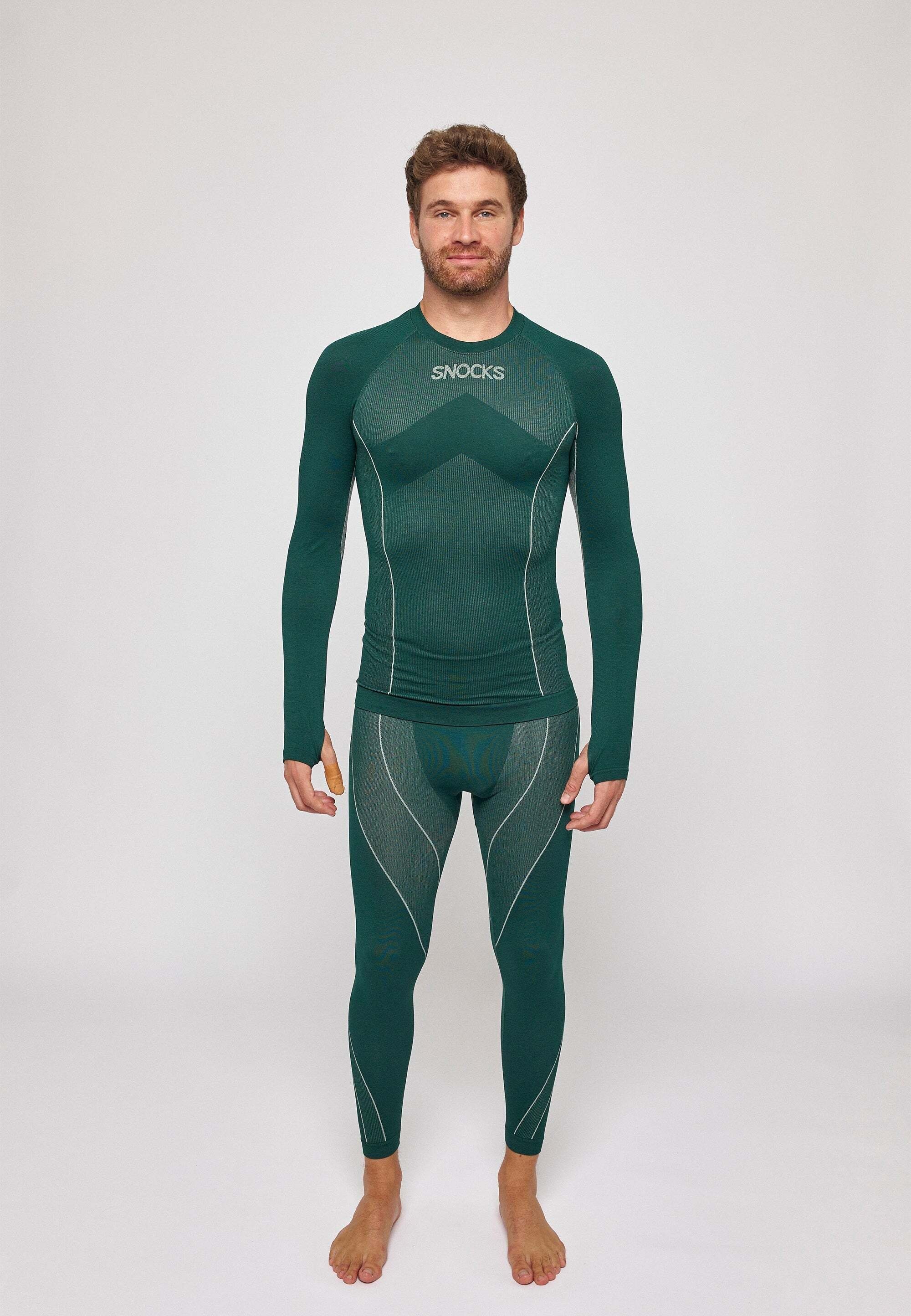 SNOCKS Thermounterhemd Thermounterwäsche mit Daumenloch für Herren (1-St) p günstig online kaufen