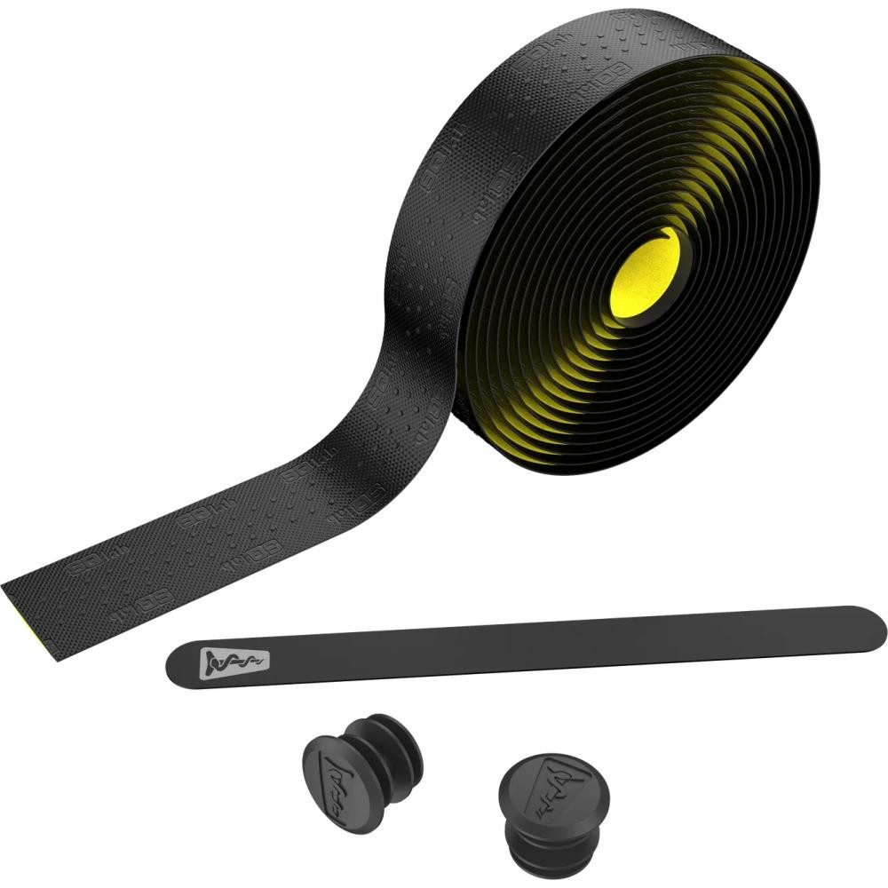 SQlab Fahrradlenker SQlab 714 Gravel Lenkerband schwarz  rutschfestes, stoßdämpfendes Len