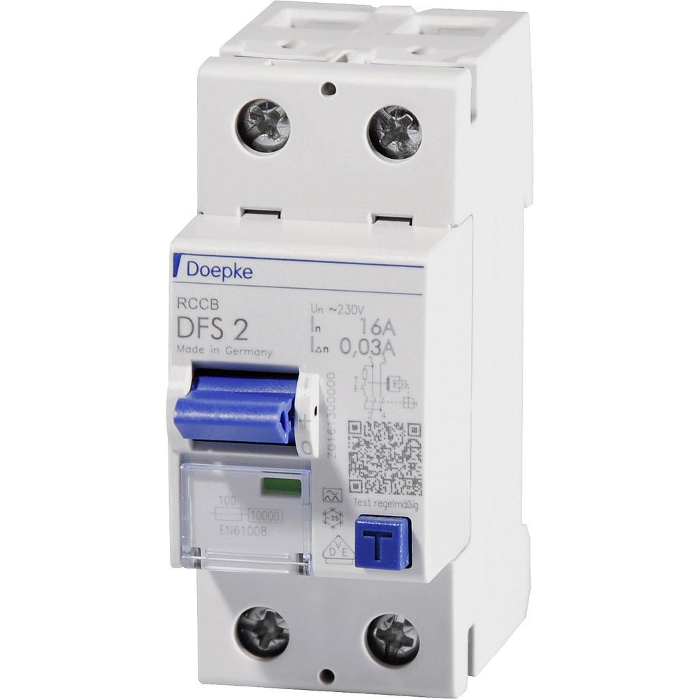 Sicherheitsrelais Doepke 09124601 DFS2 025-2/0,03-A 2polig 25/0,03A Fehlerstrom-Schutzsc