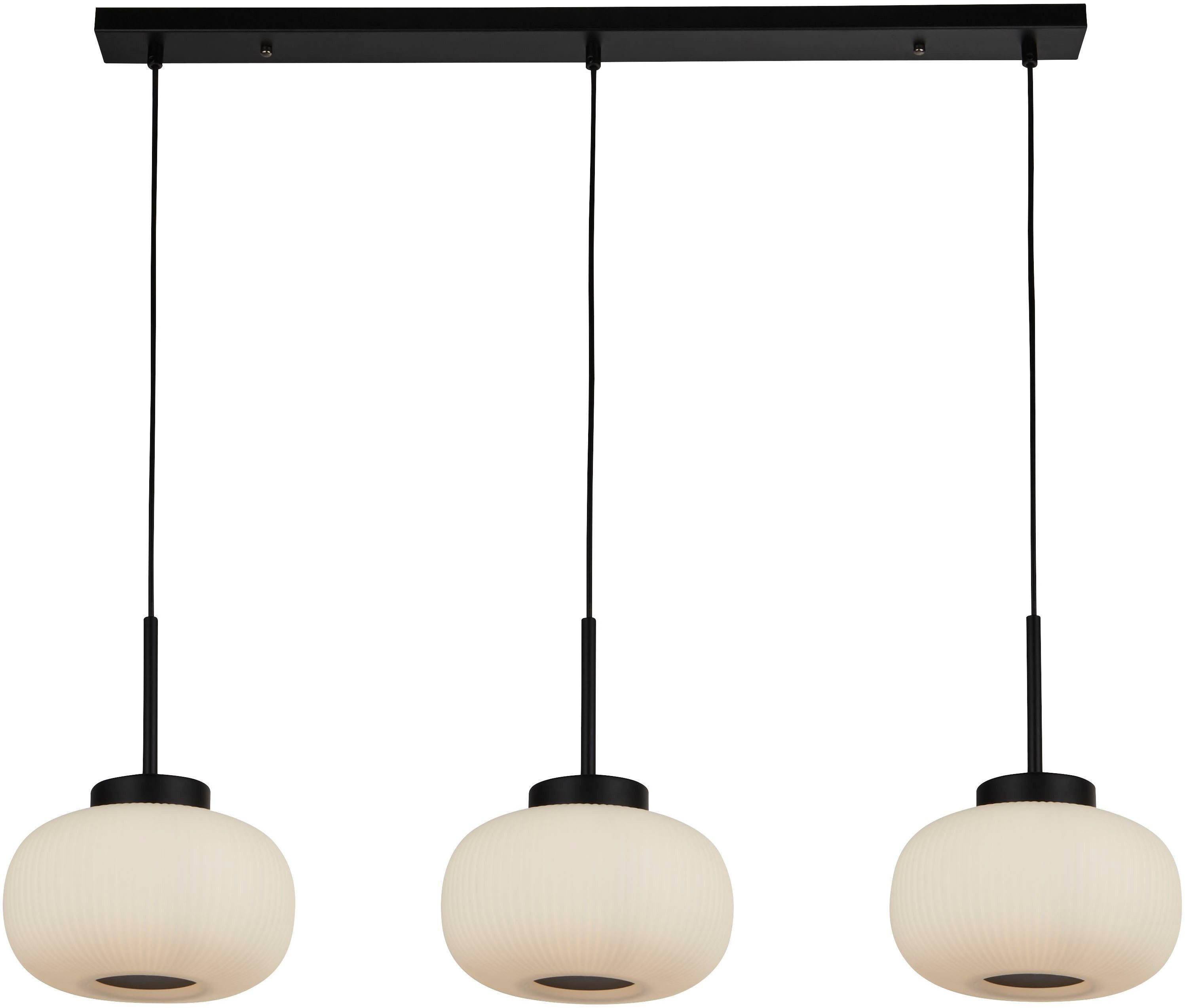 Searchlight Hängeleuchte Hängeleuchte Lumina, 3-flammig, ohne Leuchtmittel, Opalglas-Optik