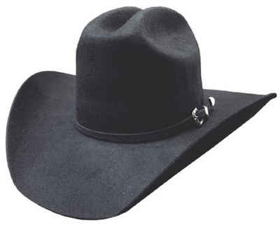 Dallas Hats Cowboyhut MON2 3X Schwarz Herren Cowboyhut im Cattleman Style