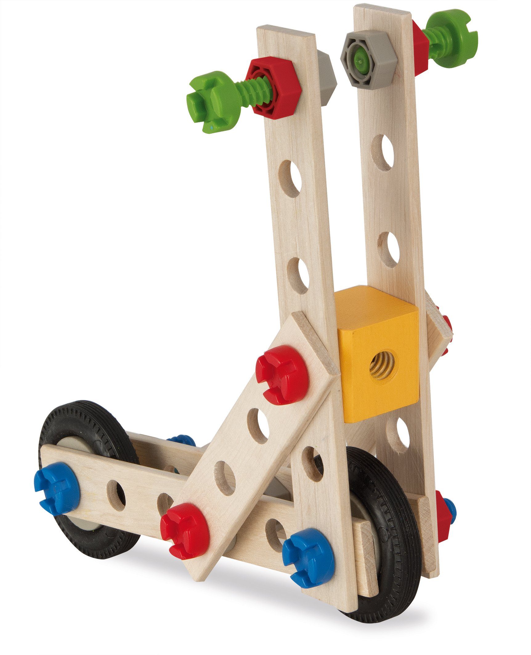 Konstruktionsspielsteine schützt in Eichhorn Germany, FSC®- Motorroller, Holzspielzeug, (65 Made Constructor Wald - weltweit St),