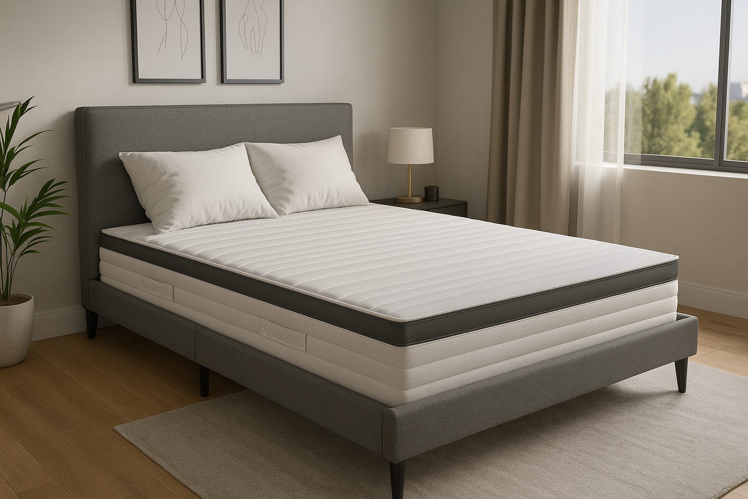 Taschenfederkernmatratze Gold, ergonomische 7-Zonen Federkernmatratze, Dreamstar, 21 cm hoch, 90x200 cm, 140x200 cm und weitere Größen, H2/H3/H4, Kaltschaumauflage