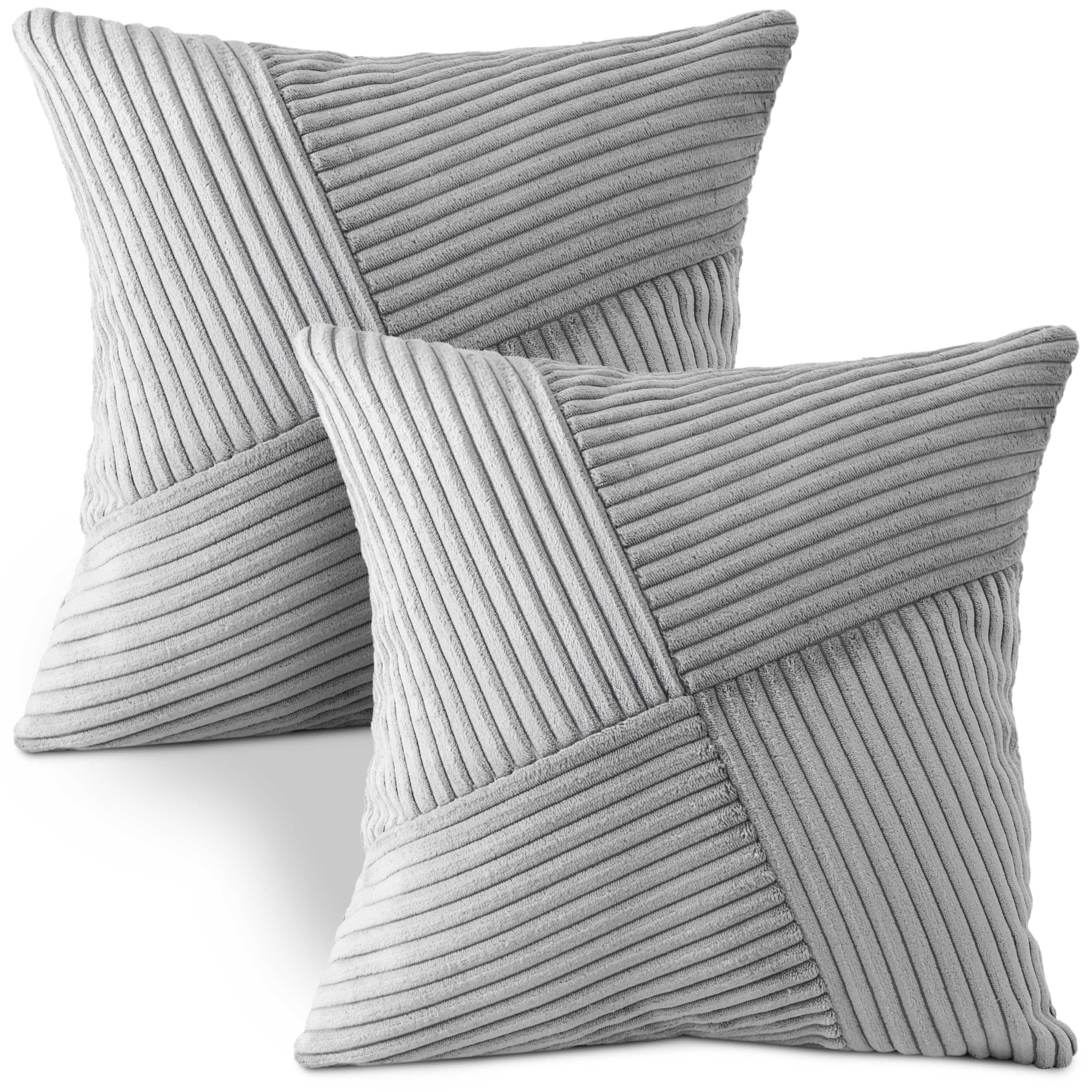 Amilian Kissenbezüge - 2er Set Kissenhüllen - Kissenbezug - Zierkissenbezüge, (2 Stück), 40x40 cm, Kissenhülle für Sofakissen, Dekokissen, Zierkissen, Kissen