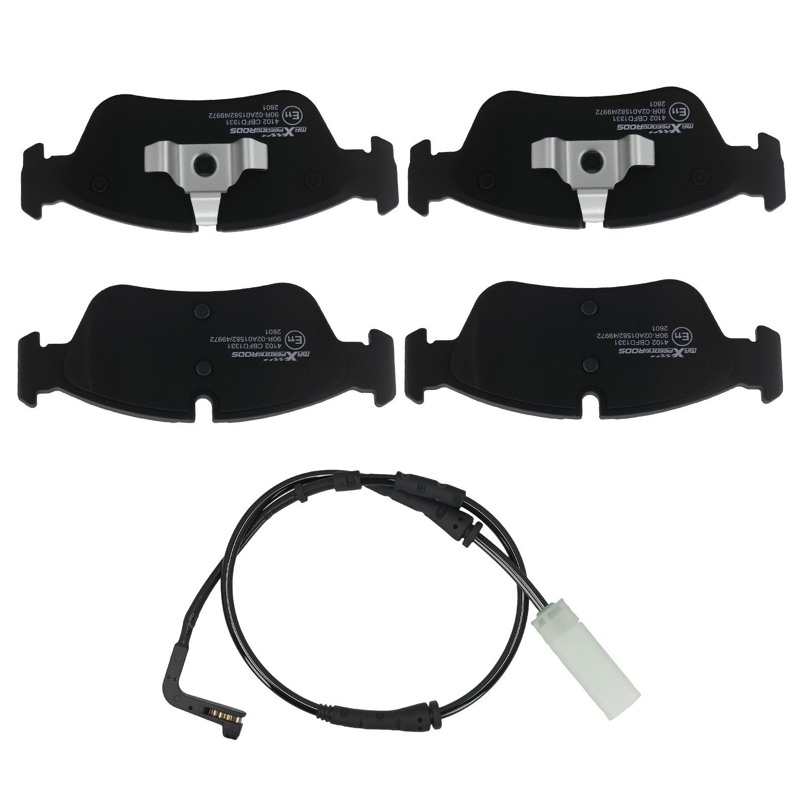 maXpeedingrods Bremsbelag, 4x Bremsbeläge Vorne For BMW 1er E87 3er E90 316 318 320 120i 120d
